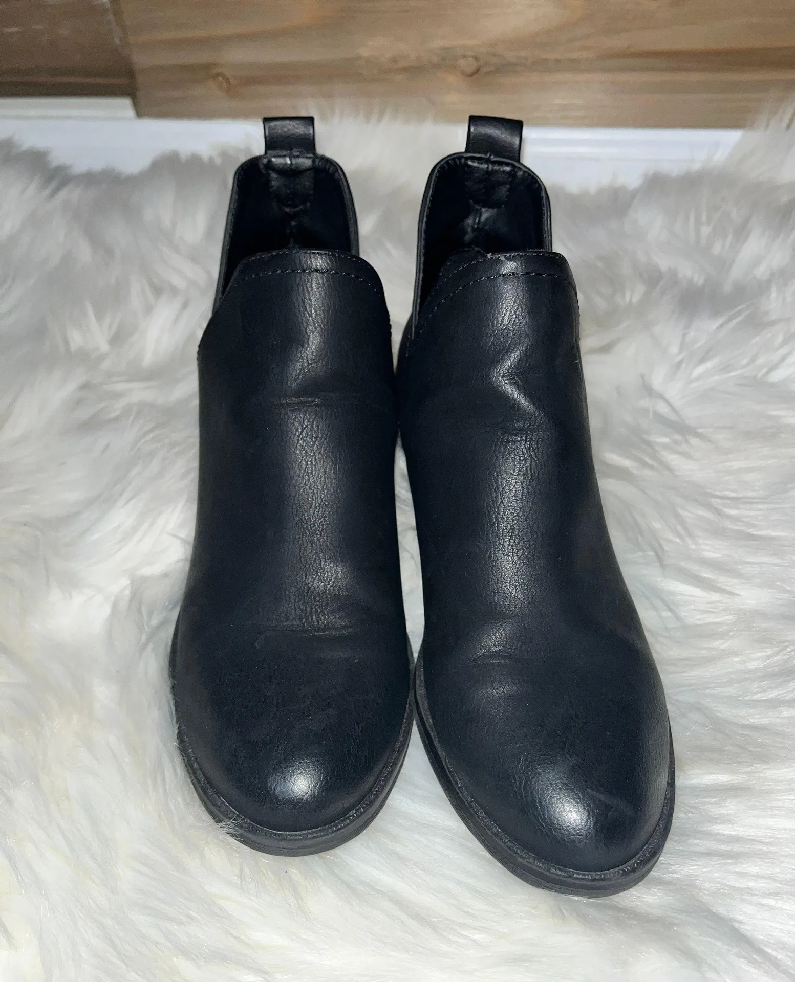 Universal Threads Black Ankle Booties - Image 2