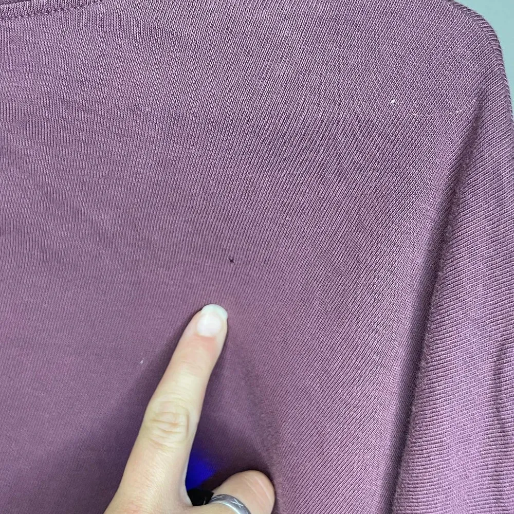 DAYDREAMER ARETHA FRANKLIN QUEEN OF SOUL LONG SLEEVE CROP MAROON Size LARGE - Image 6