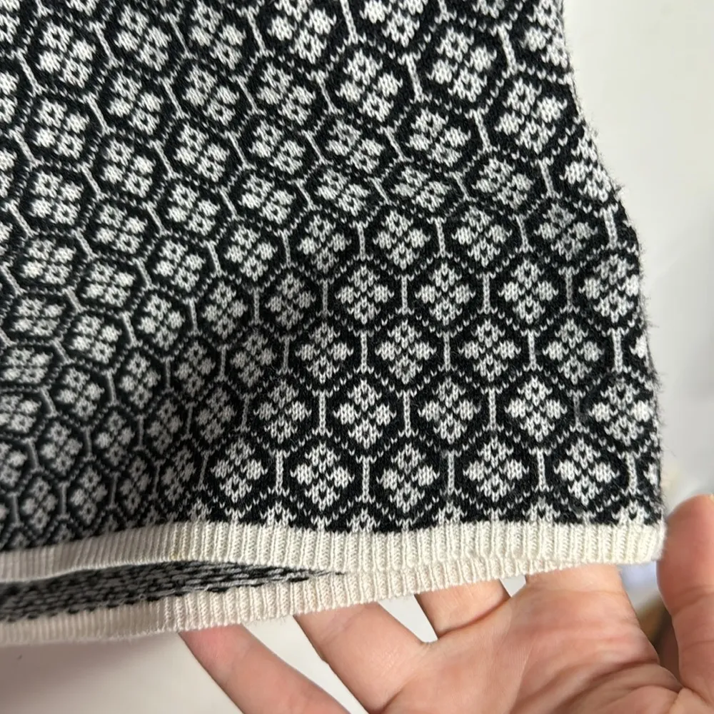 Equipment Femme cashmere wool blend block geometric print sweater size XS - Image 7