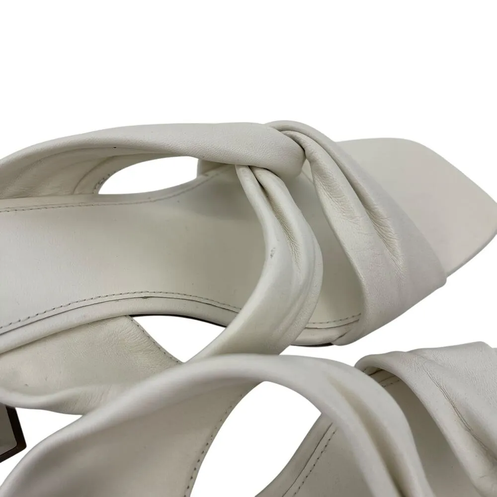 Everlane The Day Twist Heel in White Size 9.5 Summer - Image 11