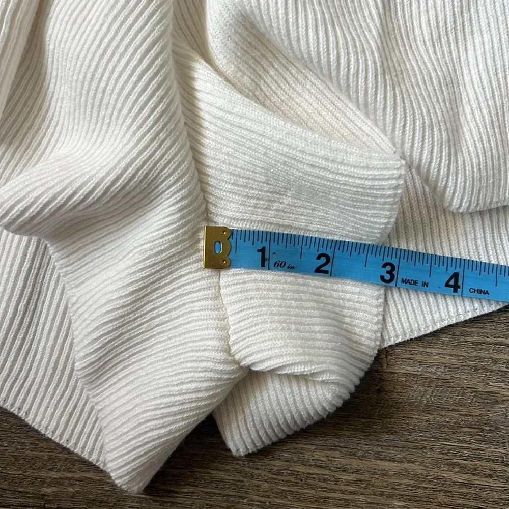 SABO White Sweater Jumper Size Small - Image 5