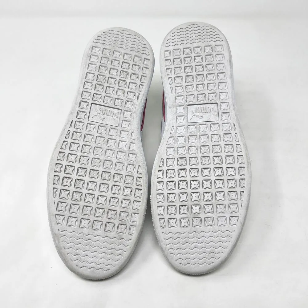 [PUMA] White Vikky V2 Leather Lace Up Casual Sneakers Soft Foam Comfortable Sz 8 - Image 11
