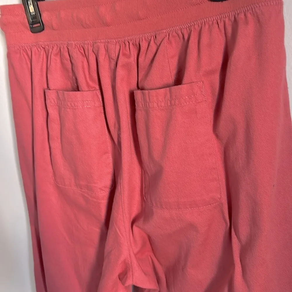 GAP Women’s Cotton Twill Pink City Utility Joggers Lounge Everyday Style Pants - Image 5