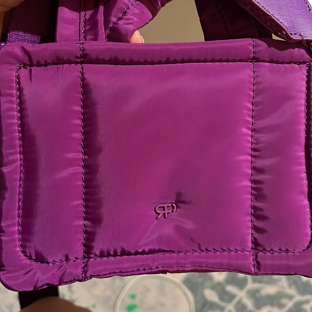 Parfois Crossbody nylon mini purse Purple - Image 8