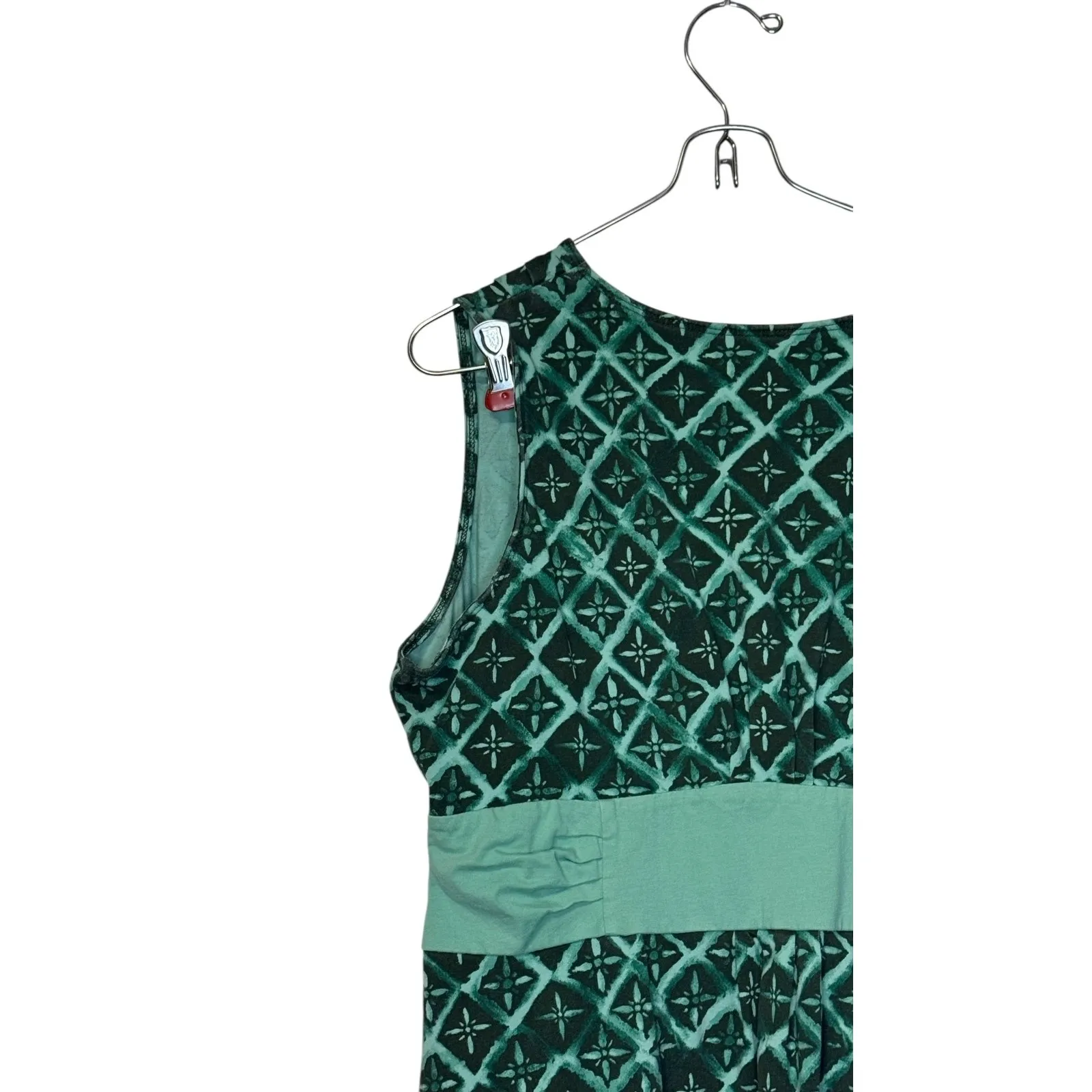 Patagonia Women's Dress Mini‎ Margot Sleeveless V-Neck Fit & Flared Green Large - Image 9