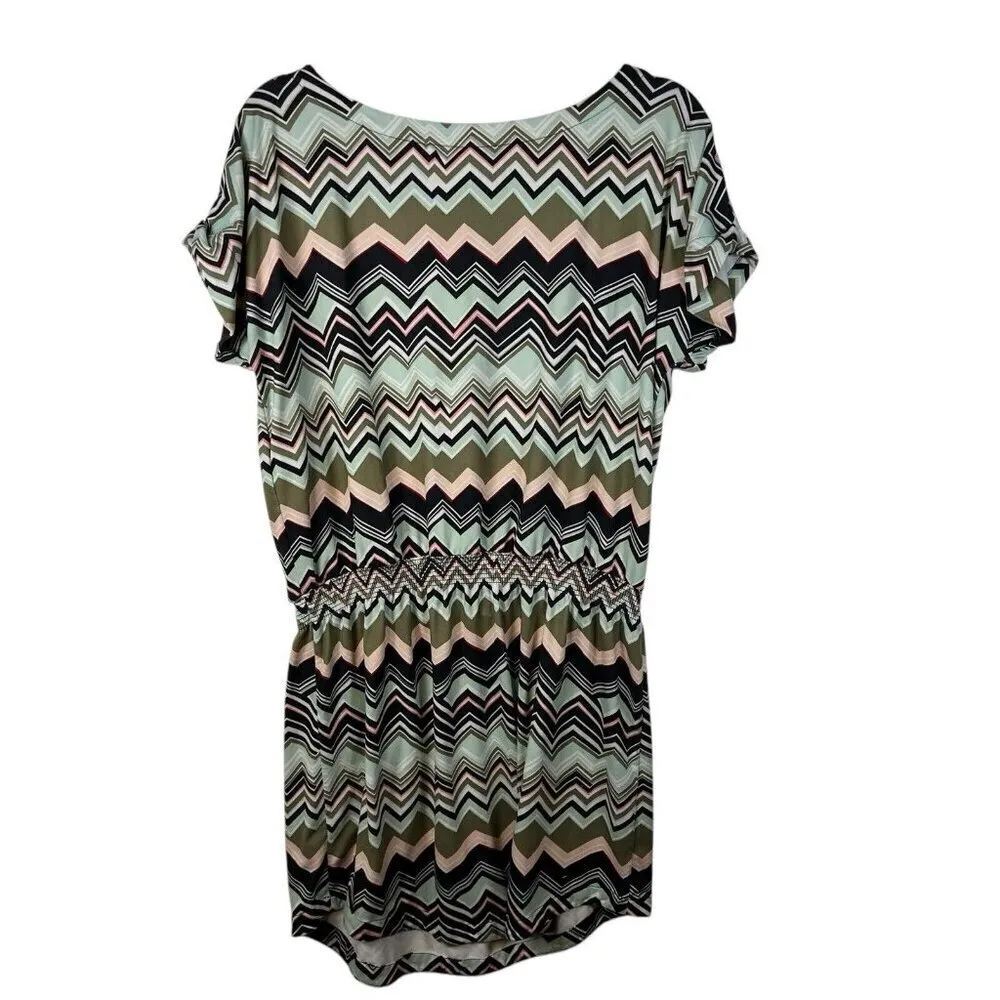 Lole Short Sleeve Comfy Casual Leisure Scoop Hem Elastic Hip Sun Dress SZ‎ Large - Image 4