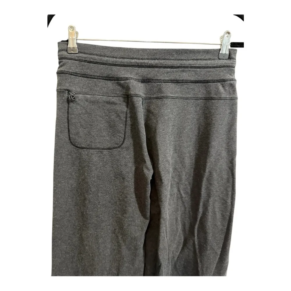 Lululemon  High Rise Wide Leg Sweatpants Yoga Pants Dark Gray - Image 3