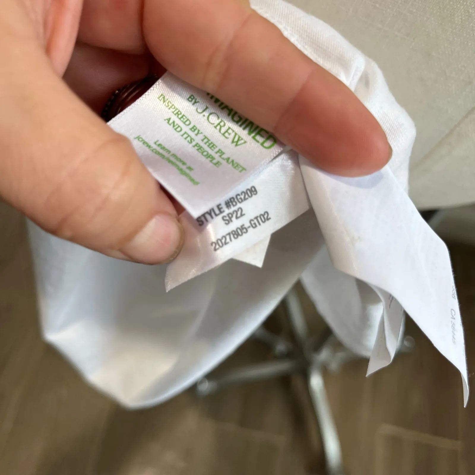 J.Crew White Cotton Tiered Dress Large NWT Resort Beach Clean Girl Minimal Sz L - Image 5