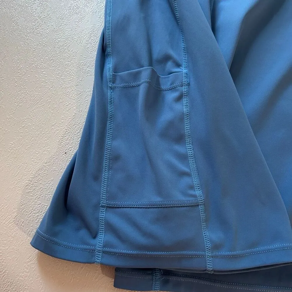 Abercrombie & Fitch Blue Slip Dress Size M | Minimalist Satin Cami Dress Adjusta - Image 5