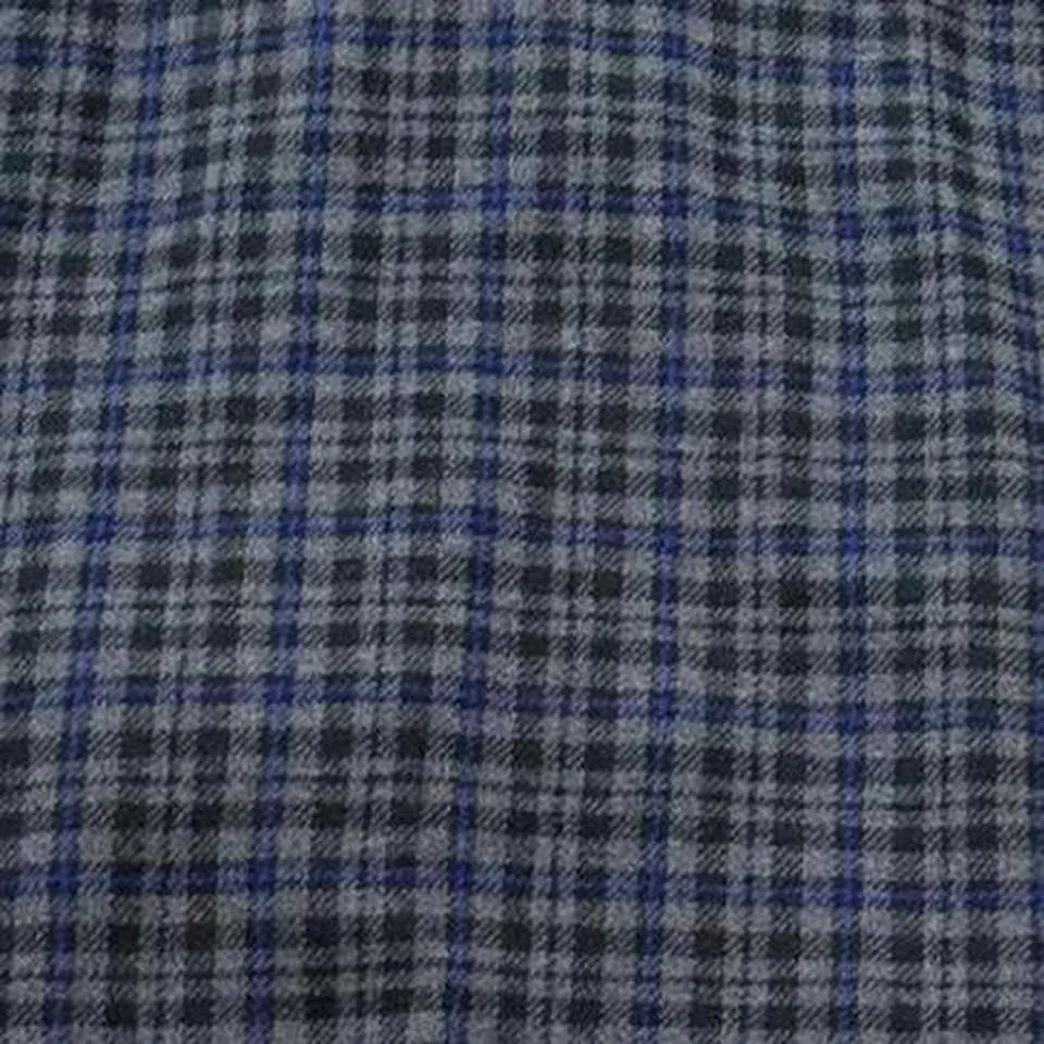 Vintage Wool Blend Plaid Vest - Image 5