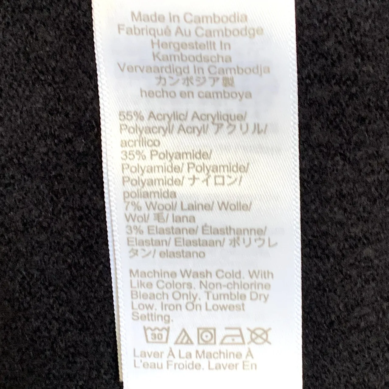 NEW J. Crew Sz M Extra Soft Mockneck Wool Blend Sweater Mini Dress Black BU755 - Image 9