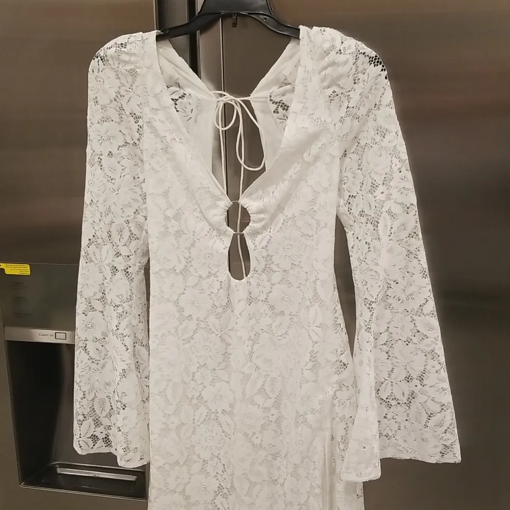 💕FOR LOVE AND LEMONS💕 Frances Lace Maxi Dress ~ White Small S NWT - Image 12