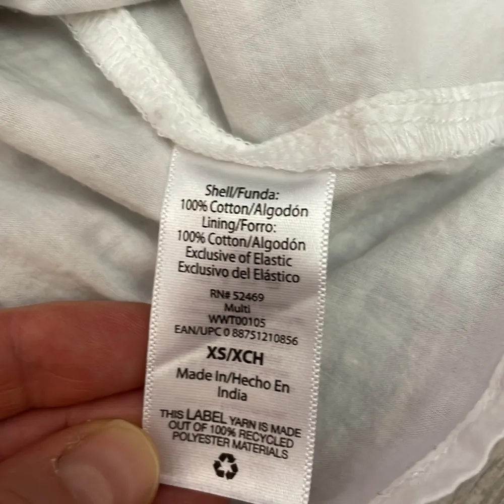 Black & White Plaid Elastic Off the Shoulder Flare Crop Top XS - Image 7