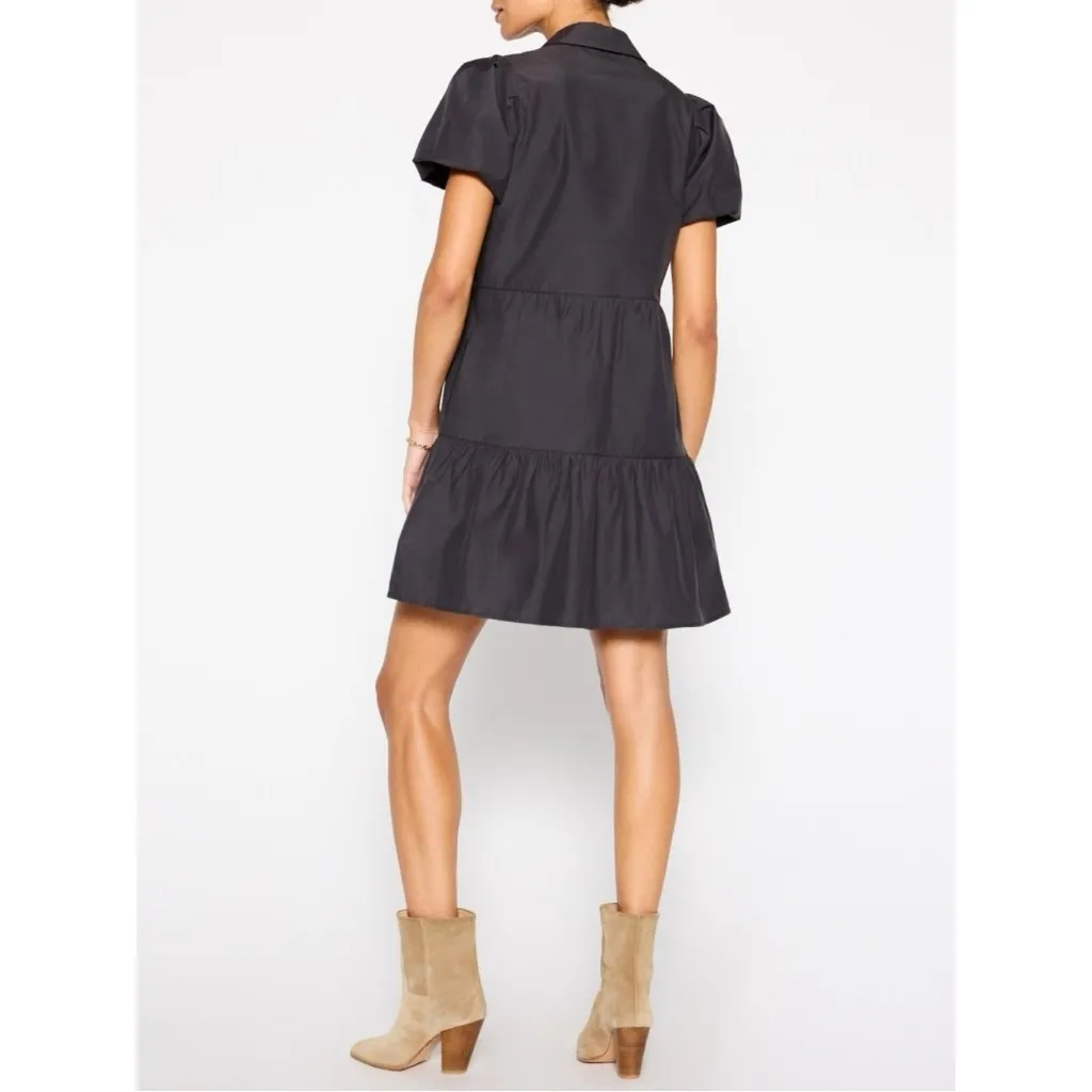 Brochu Walker The Havana Mini Dress Washed Black Size Small Minimalist Classic - Image 4