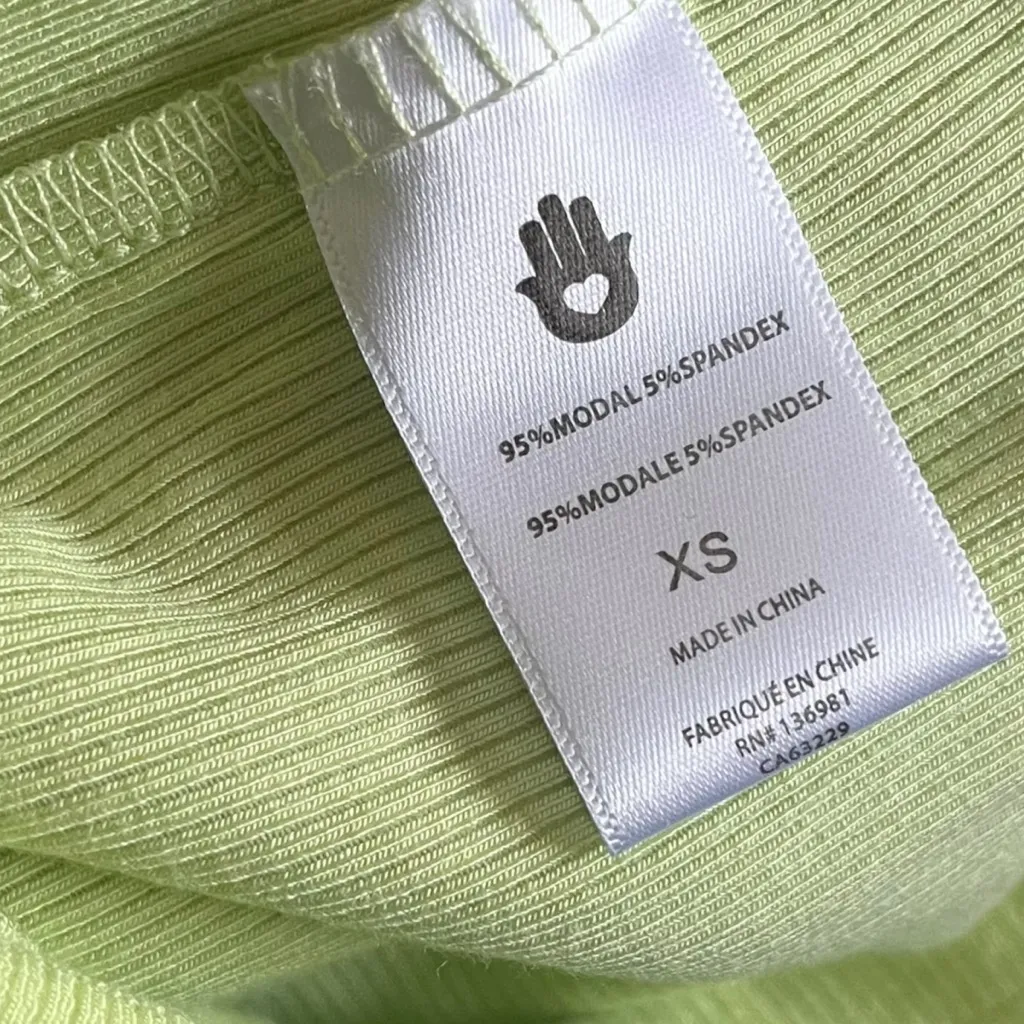 Spiritual Gangster Women's‎ XS Remi Rib Dress Key Lime Mini Tank Dress Stretch - Image 8