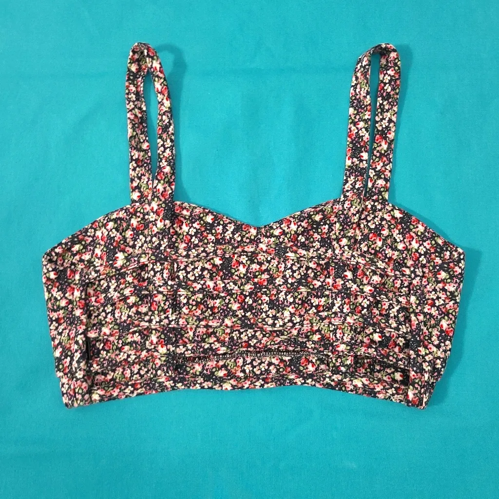 Full tilt floral caged back fashion bralette - Image 4