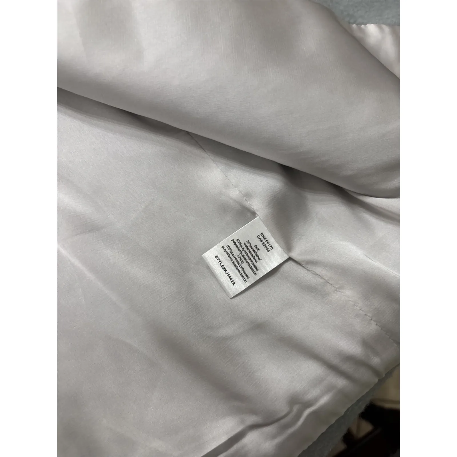 GREYLIN By Anthropologie NEW Wool Blend Dusty Blue Brushed Coat Size S NWT - Image 6