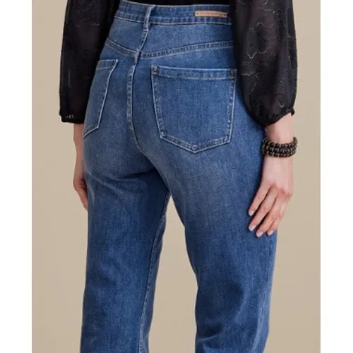 Soft Surroundings Size 12 Medium Blue Ultimate Denim Straight Leg Ankle Jeans - Image 13