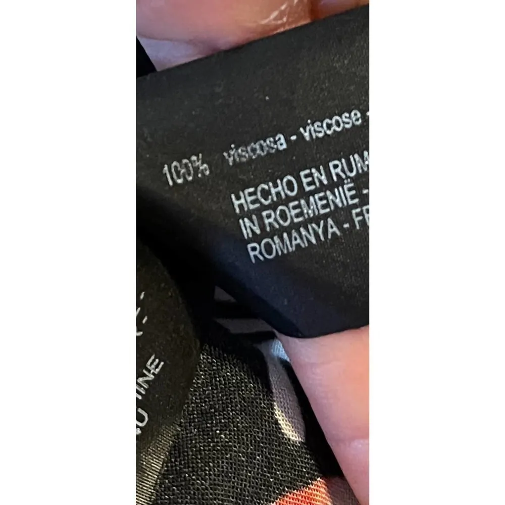 Zara ruffle V-neck cold shoulder wide leg jumpsuit - Image 8