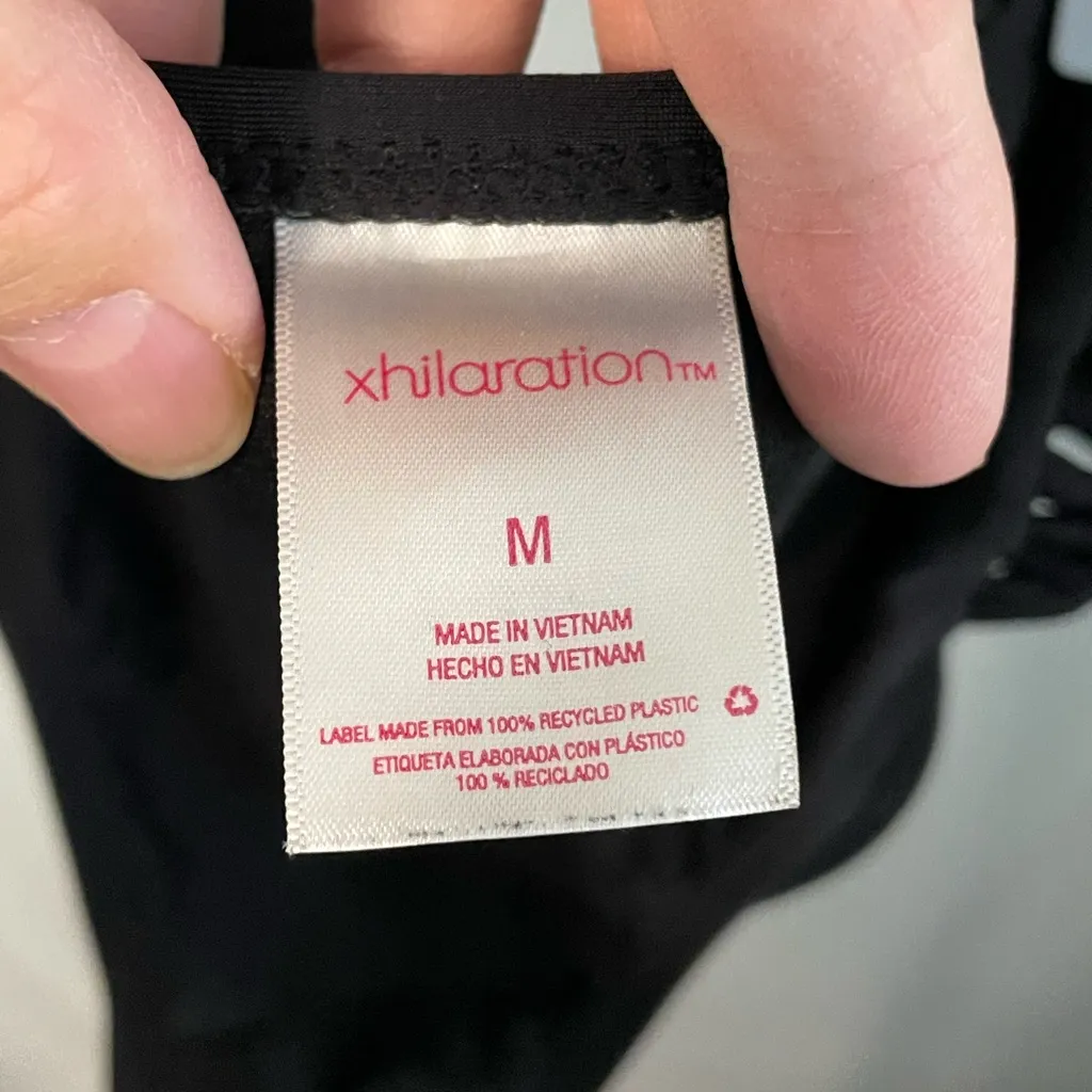 Xhilaration Black Strappy Bikini‎ Bottom size medium - Image 4