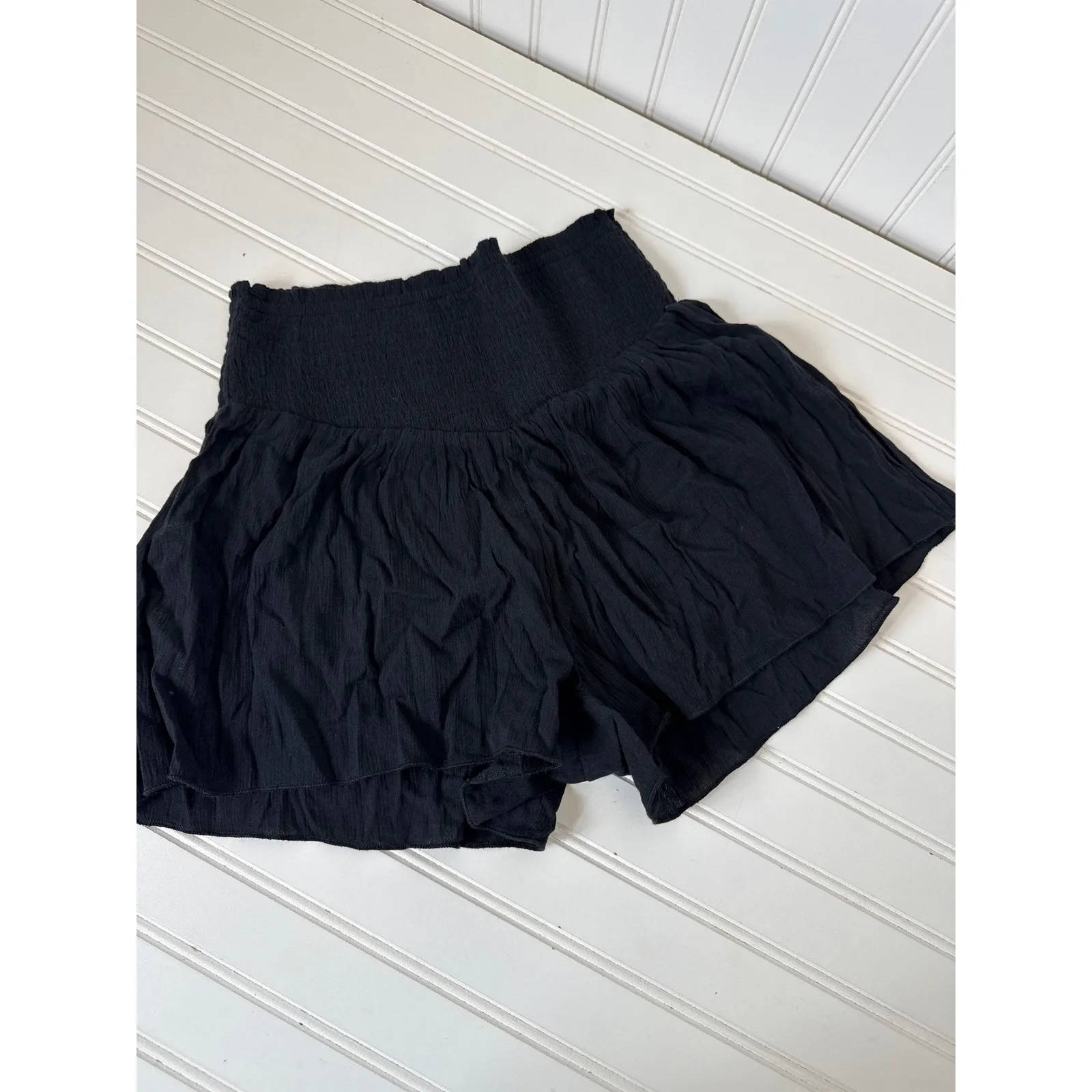 American Eagle Lot of 4 - Cropped Top Ruffled Tank & Smocked Shorts Bundle Sz S - Image 7