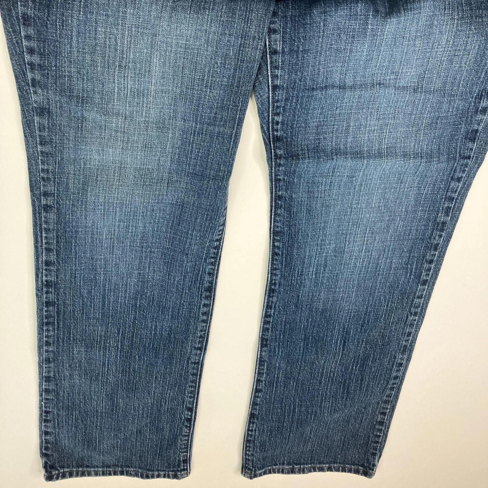 Chico's Platinum | Faded Medium Wash Jeans Straight Leg Womens 1.5 SHORT Blue Size 10 - Image 5