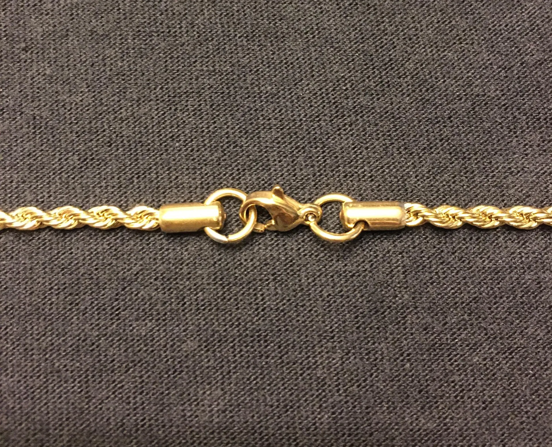 Gold Chain Rope Chain 18in 3mm - Image 3