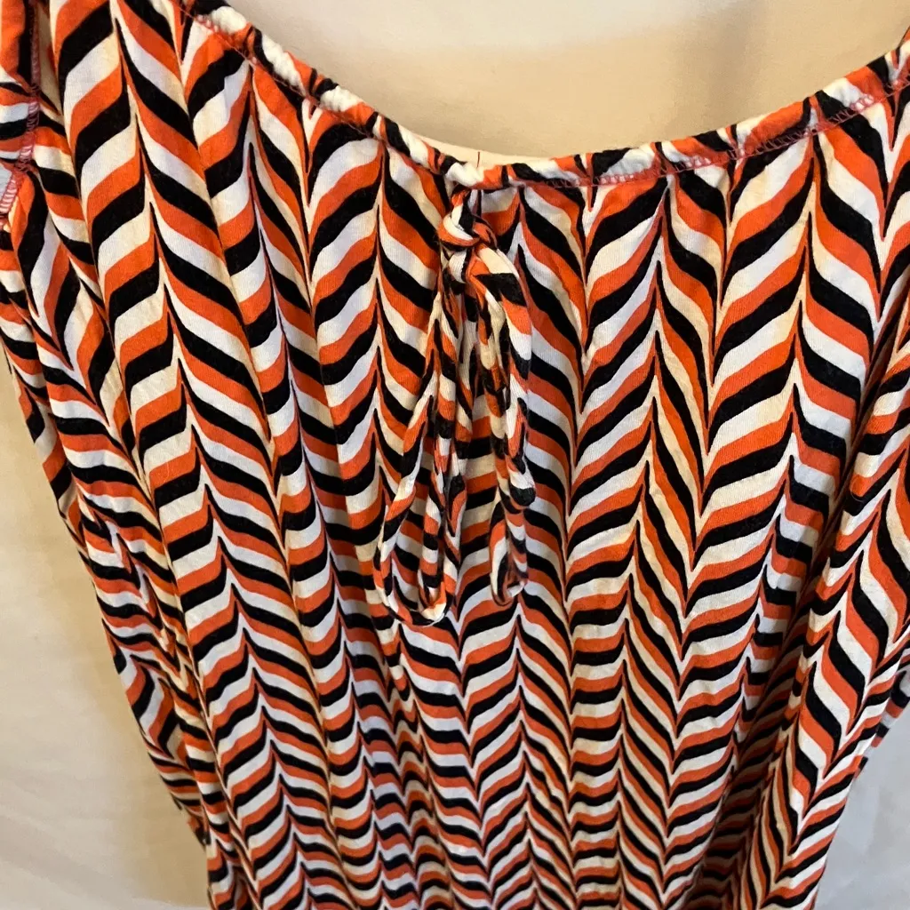 Banana Republic:Chevron Patterned Tank Top- Built-in Bra- Elastic Waist Bottom-S - Image 4