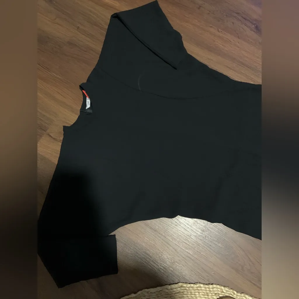 Zara Black dolman maxi dress high neck classic blogger fav casual fall formal - Image 5