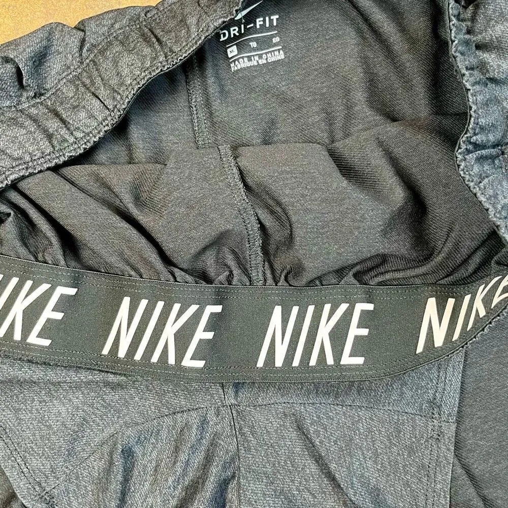 Nike Dri-fit Gray Athletic Shorts XL - Image 4
