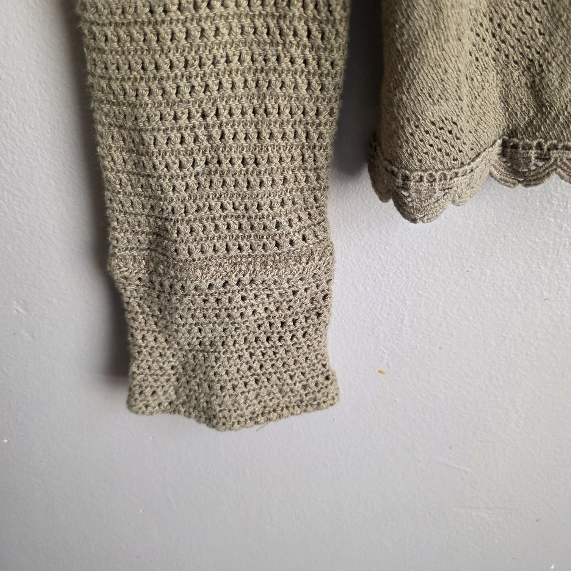 Free People Olive Textured Knit Top - Image 6