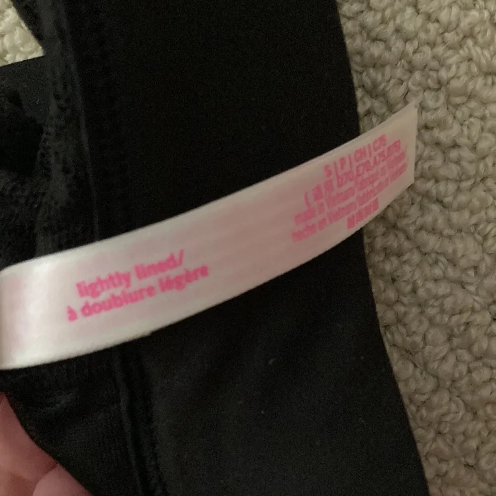 NEW Victoria’s Secret Lightly Lined Bralette Black Lacy Small Long Line Bra NWT - Image 6