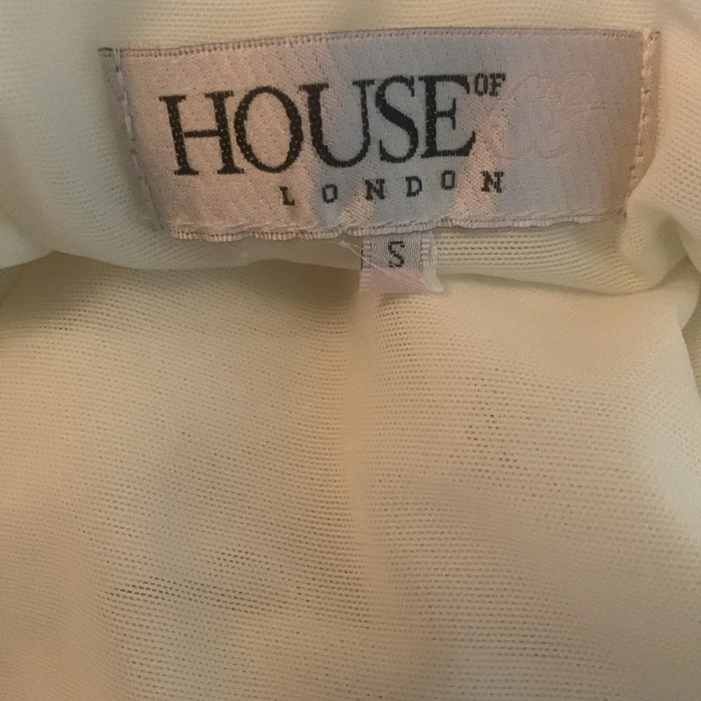 House of CB White Aubrey Ruched Mesh Mini Skirt Small - Image 5