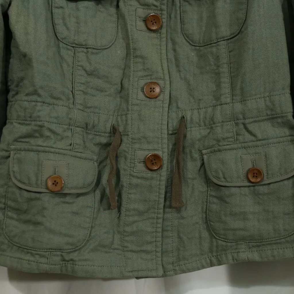 Banana Republic Heritage Military Utility Jacket Olive Green Women’s Size M - Image 4