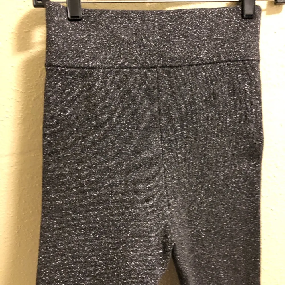 Express Sparkle Stretch Gray High Waist leggings S - Image 6