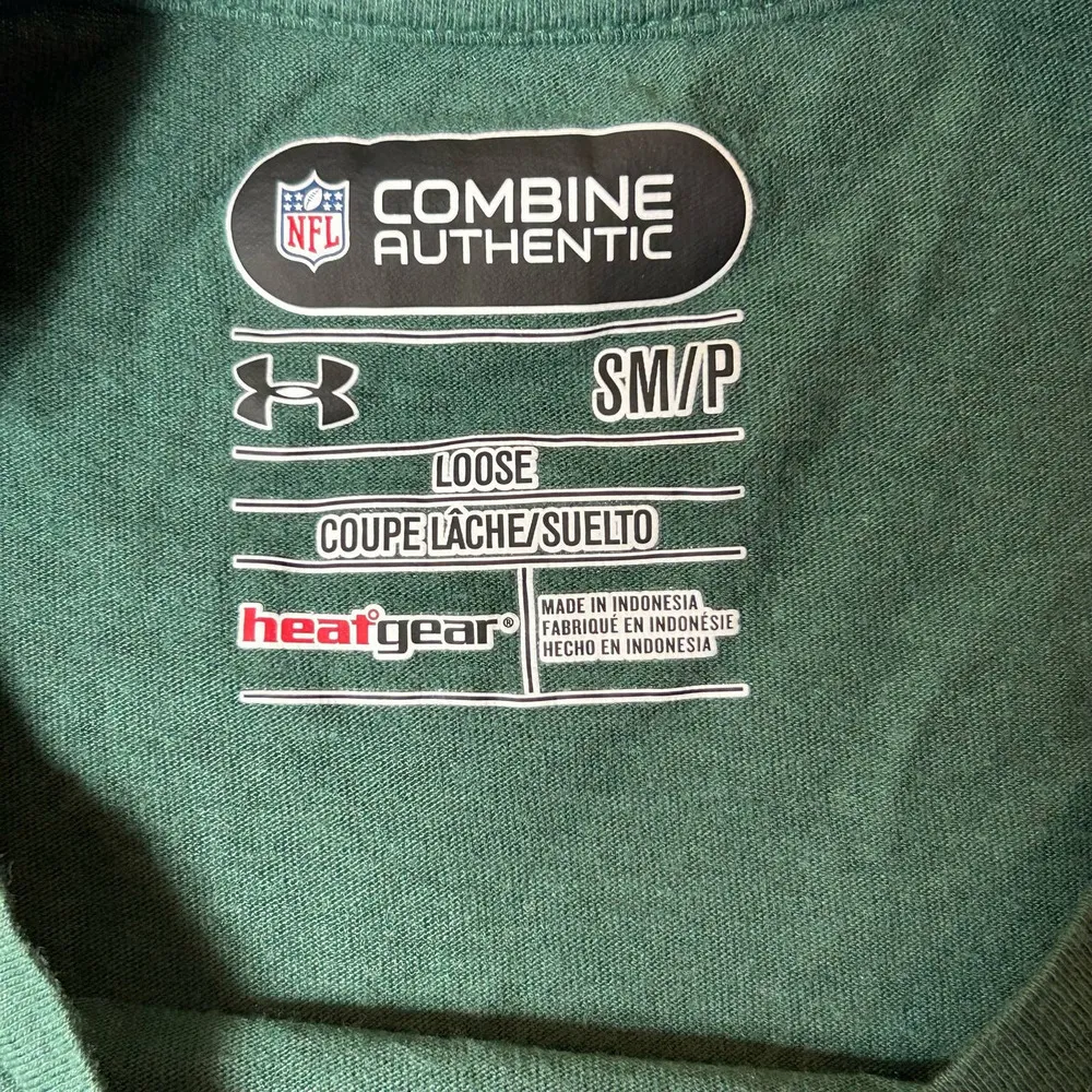 Green Bay Packers‎ Shirt Womens S Green Under Armour Combine Short Sleeve NFL - Image 3