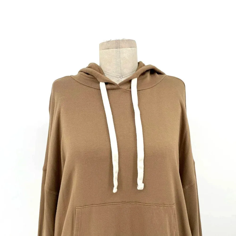 Electric‎ & Rose Melrose Micromodal Hoodie Honey Tan Brown Size Medium - Image 3