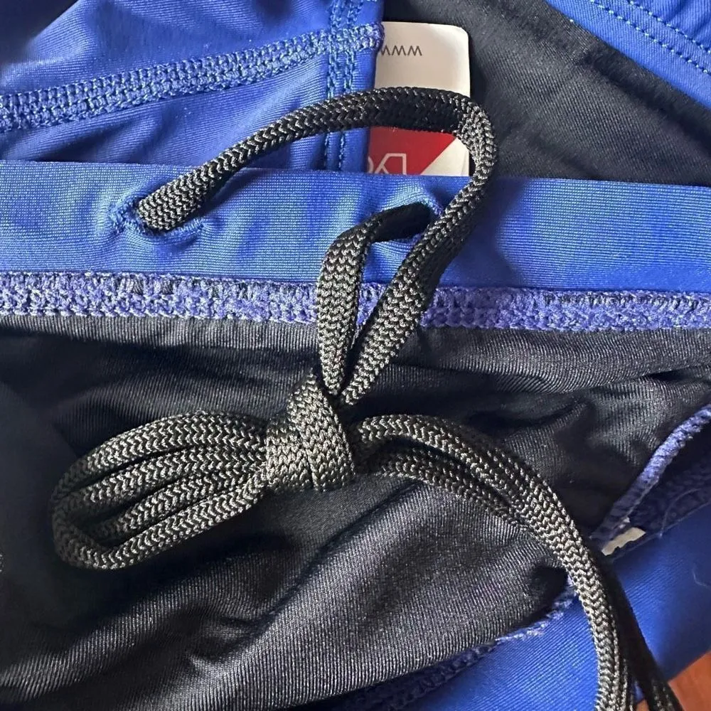 Sporti Active Hipster Workout Bikini Swim Bottom Blue Iris Size Medium - Image 5