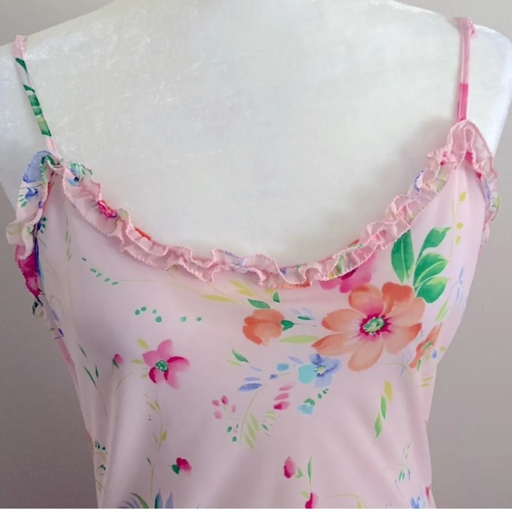 Vintage 90s Floral Maxi Slip - Image 4
