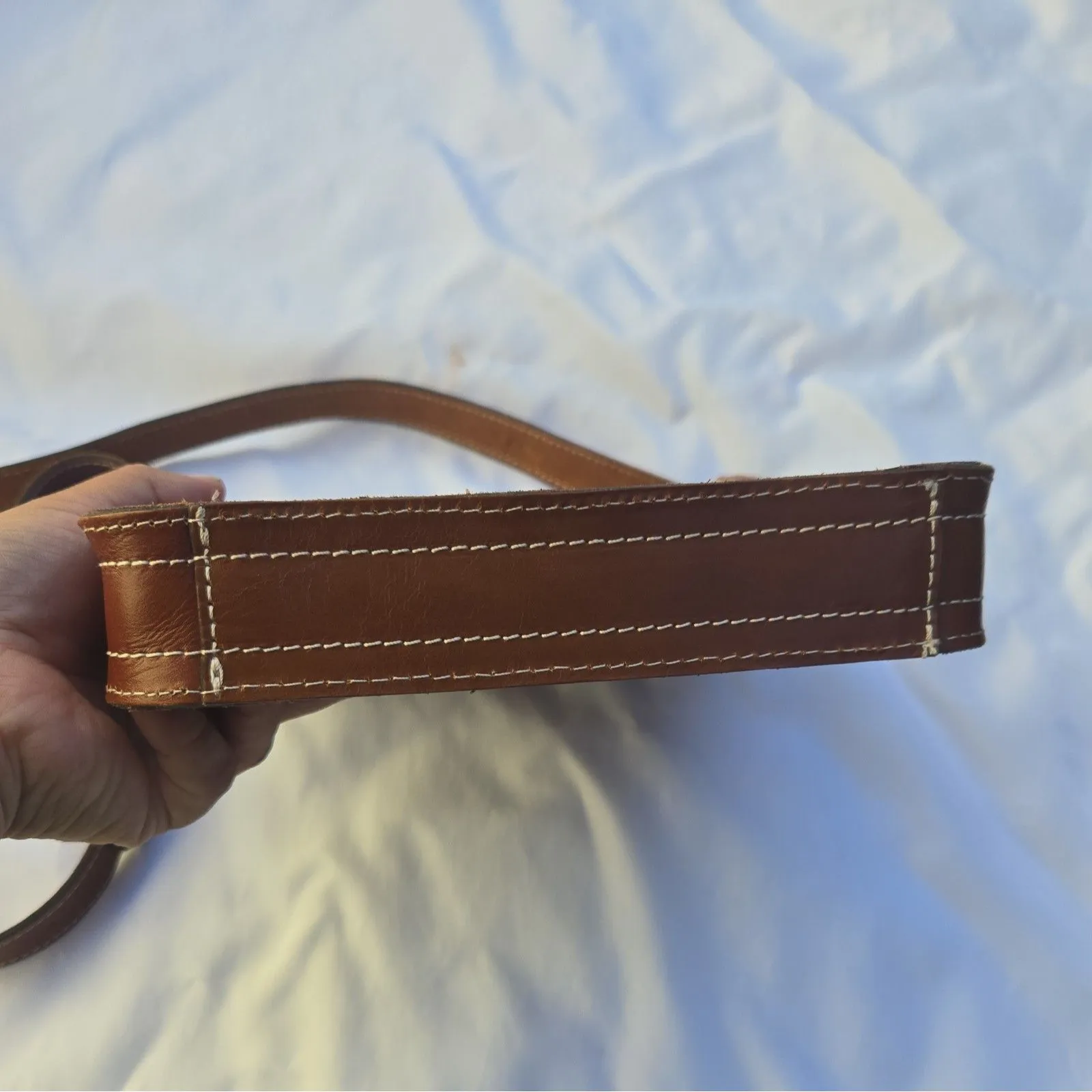 Patricia Nash VENEZIA Saddle Italian Leather Crossbody Purse Handbag Bag - Image 3