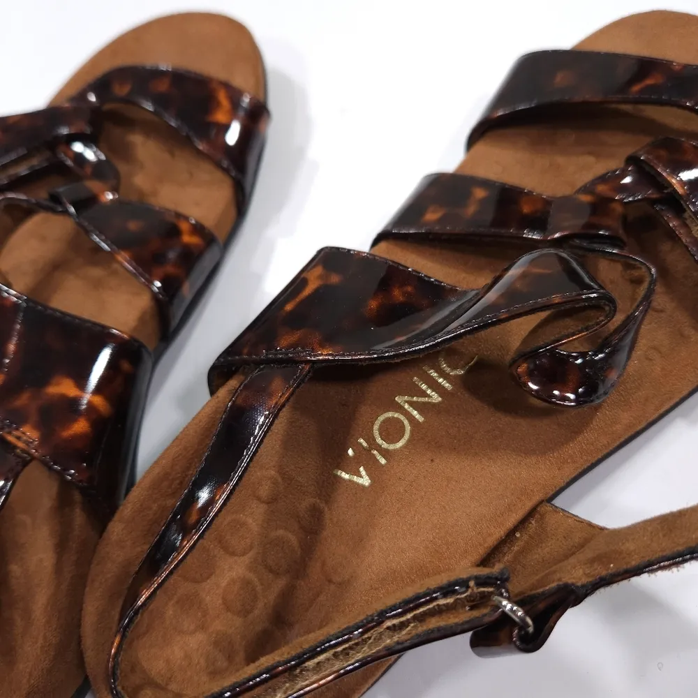 Vionic Paros 342 Slingback Orthopedic Sandals Brown Women's Size 7 tvw4702 - Image 8