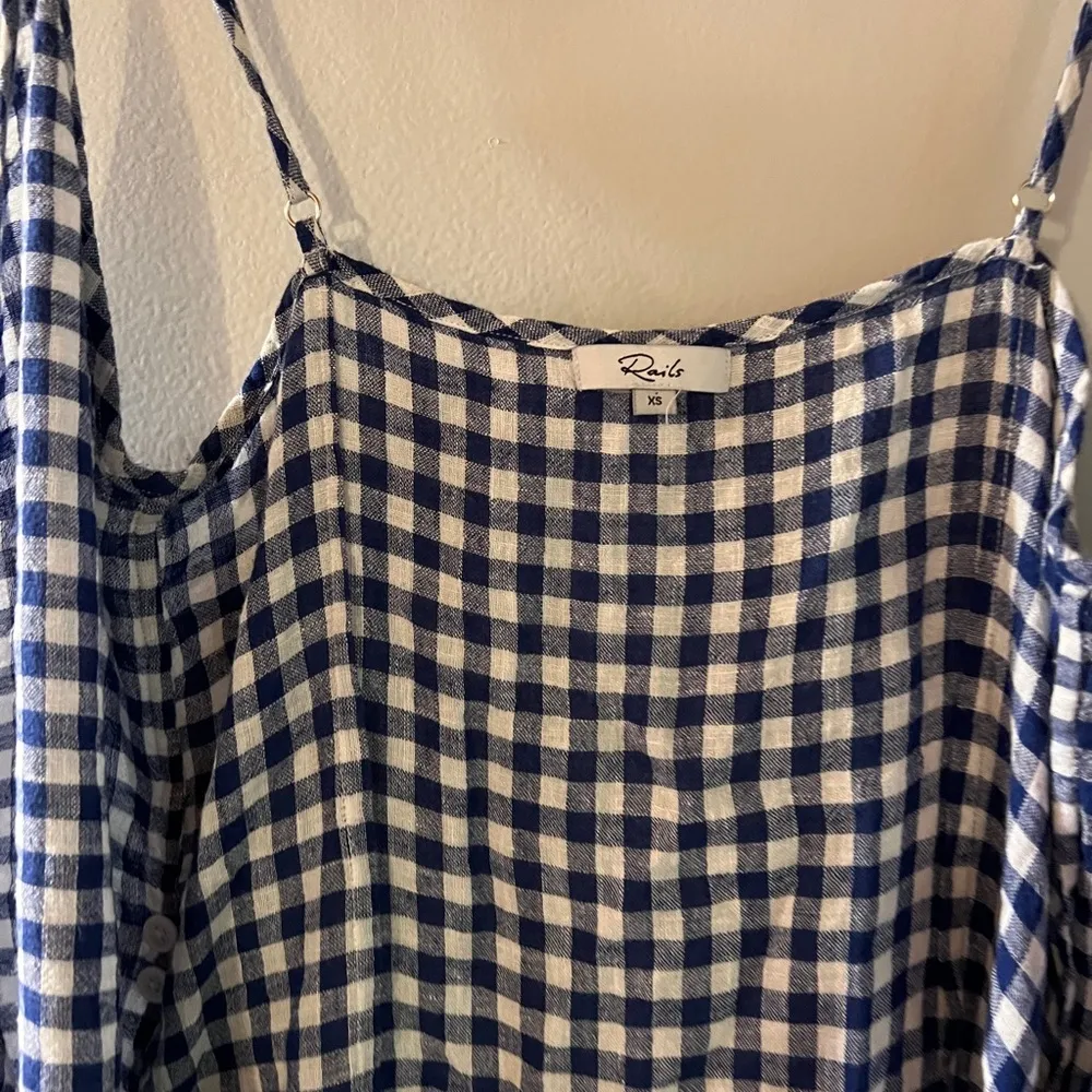 Rails Gingham Wrap Dress - Image 3