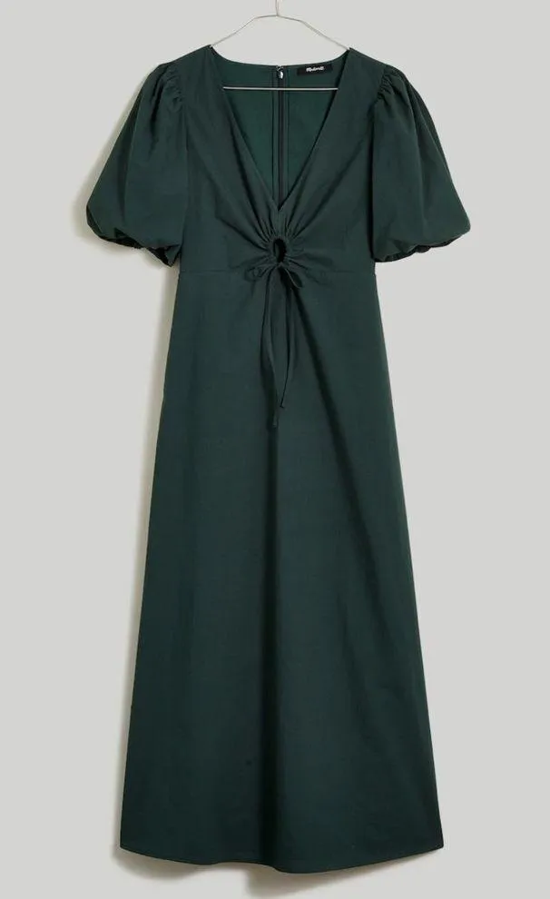 Madewell cotton poplin midi dress - Image 3