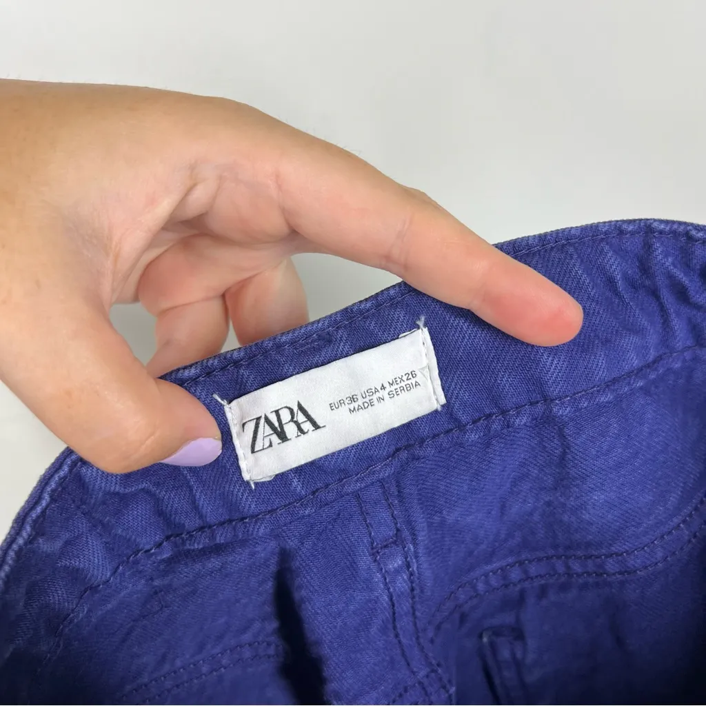 Zara Straight Leg Jeans Size US 4 - Image 8