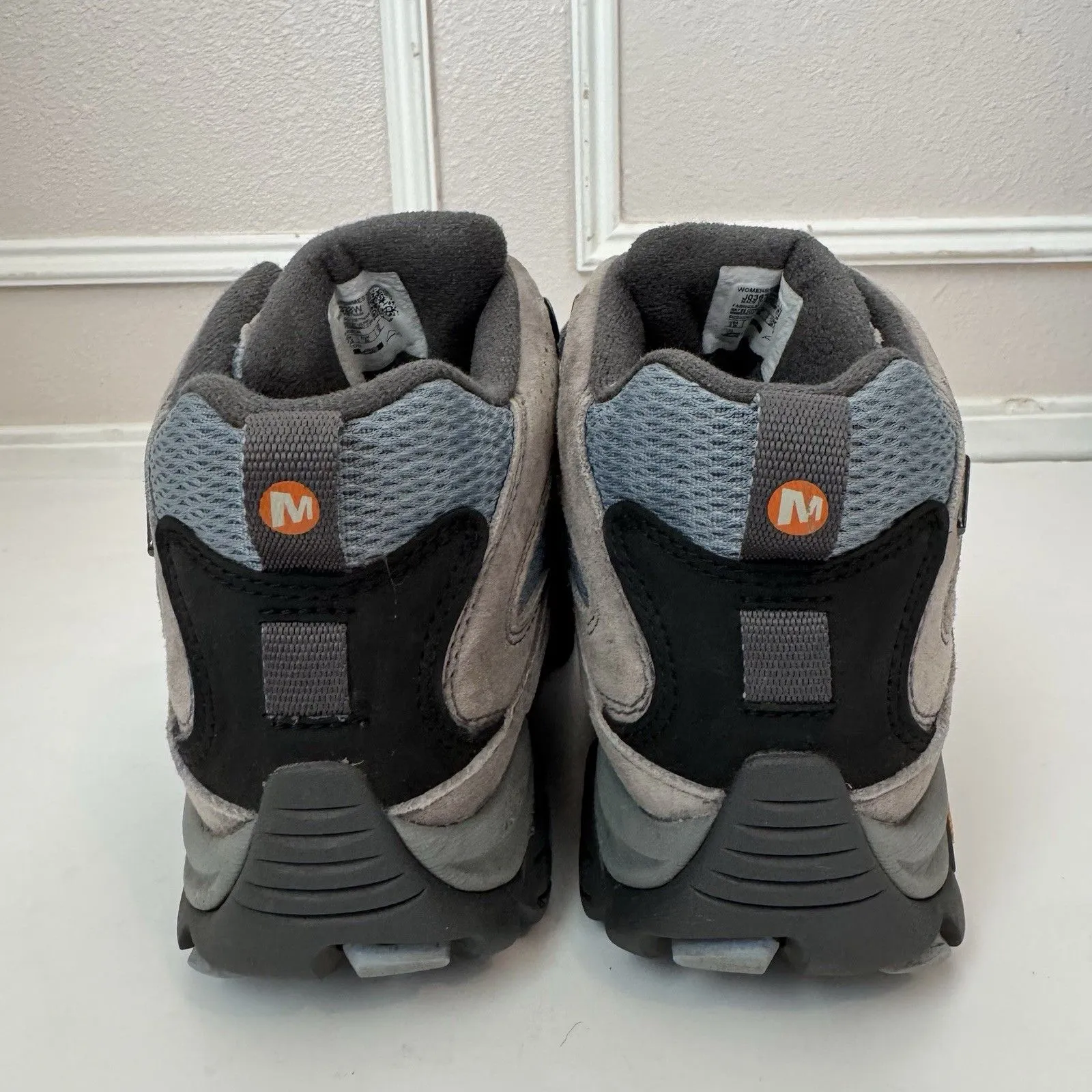 Women's Merrell Moab 3 Mid WP Altitude Bleu Blue 9W Hiking Shoes Boot - Image 4