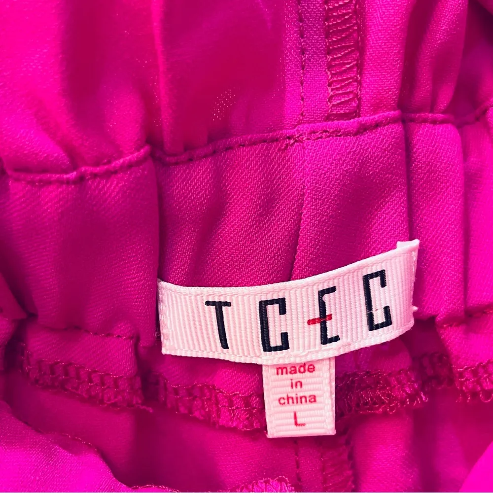 TCEC Penelope Paperbag Shorts Magenta sz Large - Image 7