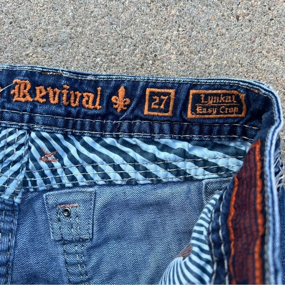 Rock revival LYNKAI easy stretch crop jeans Size 27 - Image 4