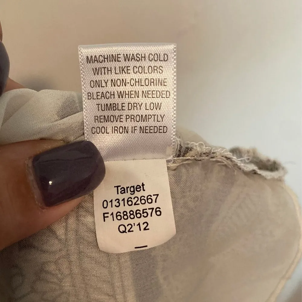 Converse Ruffled Geometric Tie Strap Tank Top - Image 6