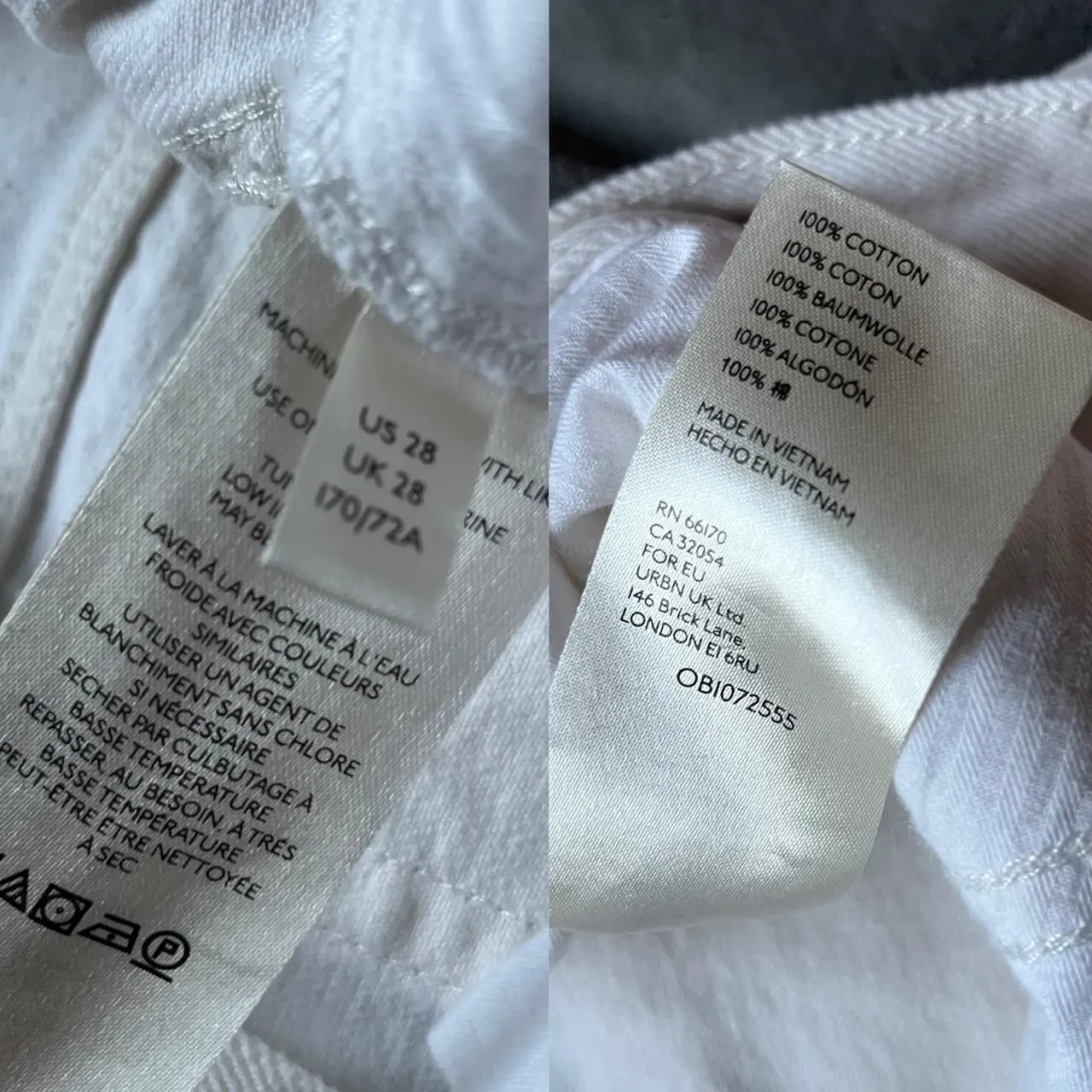 Free People We The Free white high rise distressed denim cutoff shorts size 28 - Image 5