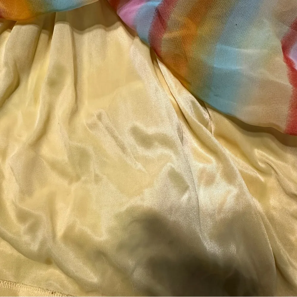 Multi Color Maxi Skirt Yellow Size L - Image 5